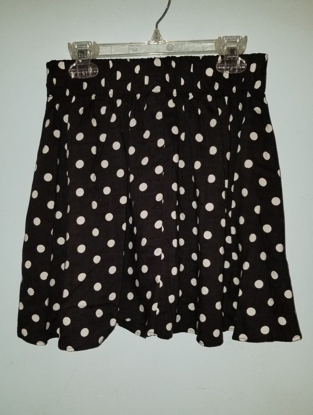 PINK by Victoria's Secret Black White Polka Dot Skirt